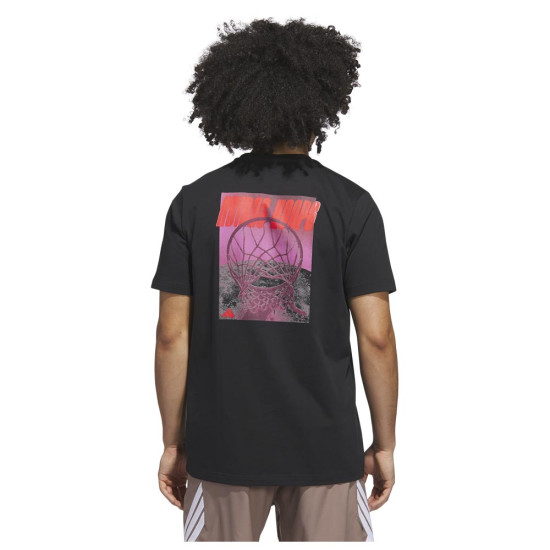Adidas Ανδρική κοντομάνικη μπλούζα Hoops Graphic Tee Adidas Ανδρική κοντομάνικη μπλούζα Hoops Graphic Tee